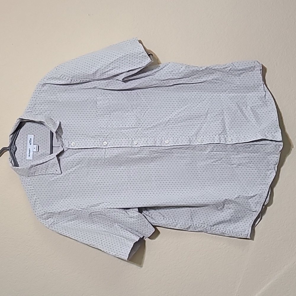 Old Navy Polka Dot Button Down Shirt